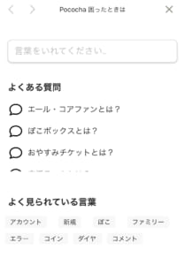 ポコチャ,よくある質問